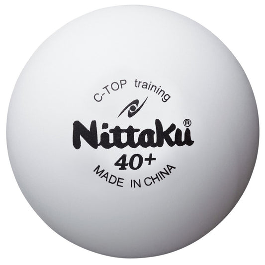 Ｃトップトレ球　10ダース　【Nittaku-卓球ボール】