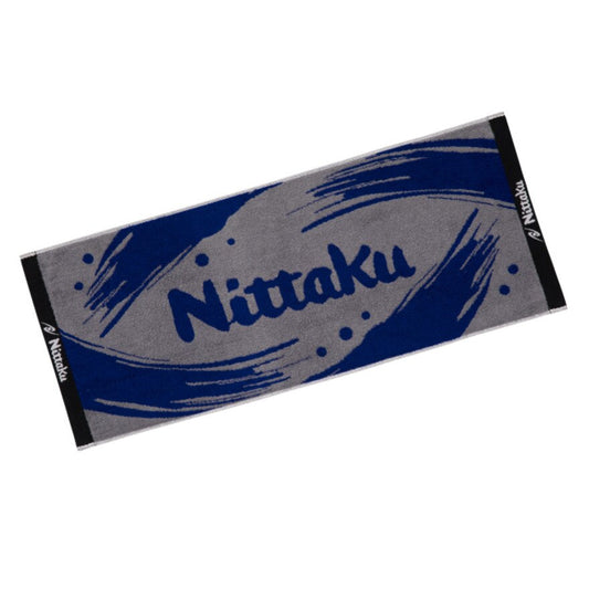 ペイントミッドタオル　ネイビー【Nittaku-卓球小物】