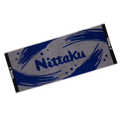 ペイントミッドタオル　ネイビー【Nittaku-卓球小物】