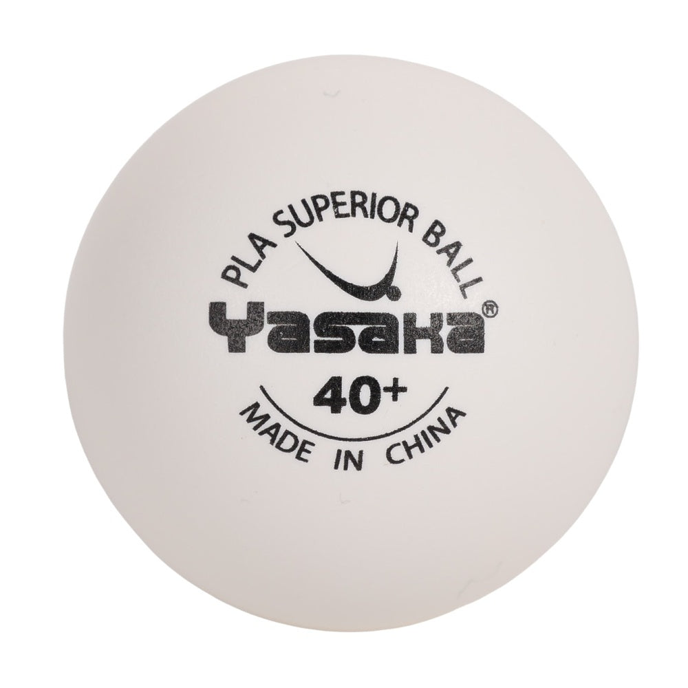 ヤサカプラスペリオールボール ホワイト (60個入り)【ヤサカ-卓球小物】
